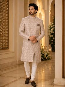 Elegant Patterned Sherwani