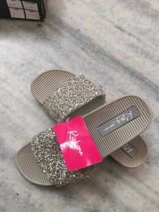 Sparkly Slide Sandals