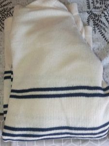 Striped Knit Pullover Sweater