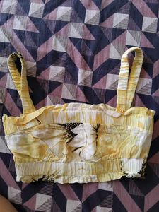 H&amp;M Sunflower Crop Top