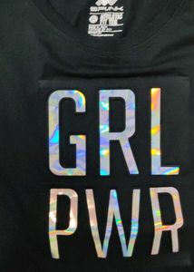 GRL PWR Black T-Shirt