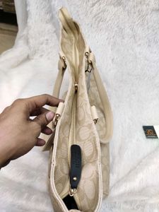 Coach Signature Pattern Handbag