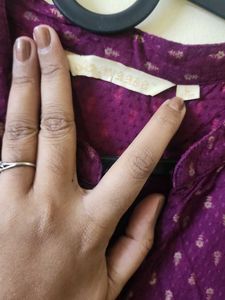 Elegant Purple Ethnic kurti
