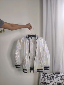 Iridescent Bomber Jacket