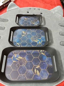 Honey Serving Tray Set