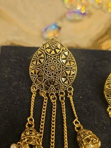 Boho Gold Dangle Earrings