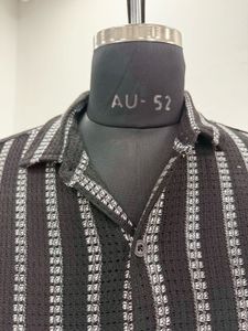 Men's Striped Short-Sleeve Shirt