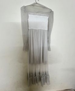 Sheer Tulle Dress