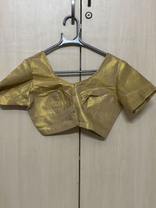 Elegant Gold Blouse