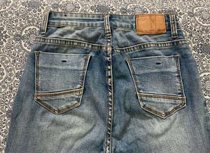 Distressed Flare Jeans
