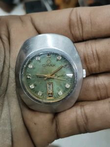 Rare Omax Crystal Automatic watch