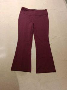 Brand New Maroon Flared Yoga Pants