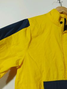 Yellow Casual Jacket Top (Women)