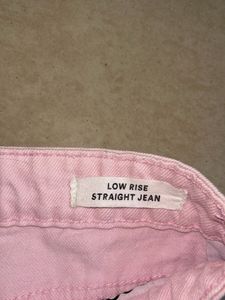 Pink cute Jeans aesthetic