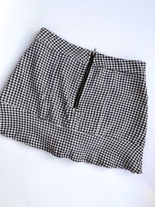 Cute Gingham Mini Skort (shorts inside)