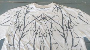 White Shein T-Shirt Very Nice Trending
