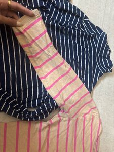 M&amp;S full sleeve stripped t shirts