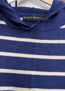 Striped Hoodie Dress