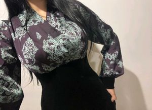 Elegant Patterned Dress