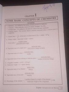 1 PUC Chemistry Question Bank