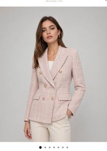 Urbanic Set Of Chic Plaid Double-Breasted Blazers