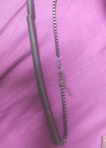 90%.off Sale Unique Silver Tone Chain Necklace