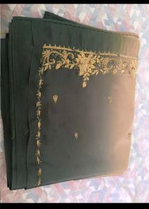 Embroidered Ombre Saree