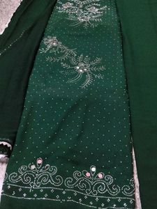 Elegant Emerald Green Kurta Set