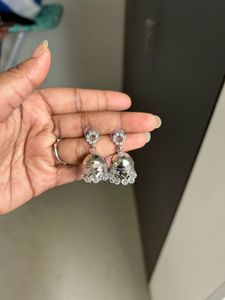 Oxidized Silver Necklace &amp; Earrings Set