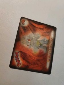 Cheetos Pokemon motion card MACHOP