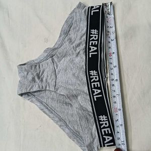 Grey Thong 🪔with #REAL Logo