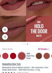 Maybelline Lipstick HOLD THE DOOR