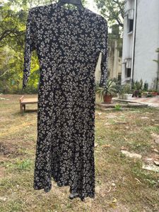 Elegant Floral Wrap Dress