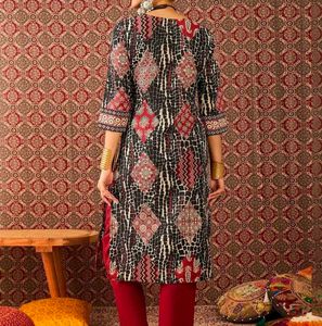 Navratri Indo Era Cotton Printed Kurta set