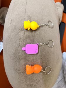 Cute Keychain Set - Smiley, Ice Cream &amp; Bear