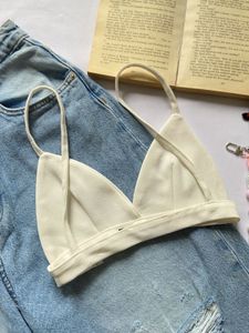 Cream Bralette Top