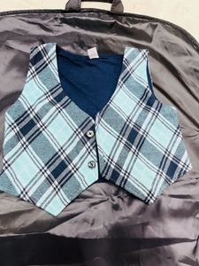 Boys Plaid Outfit Set