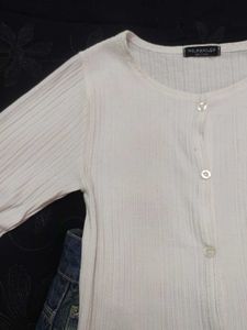 fitted henley top