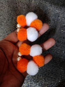 Pom Pom Earrings