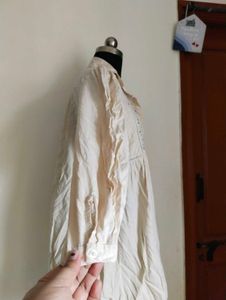 Vintage Eyelet Shirt Dress