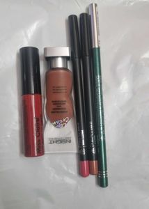 Lip and eye makeup