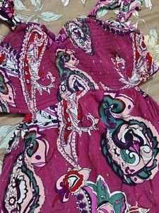 Paisley Print Maxi Dress