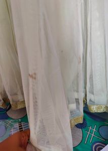 Elegant Cream Embellished Gown