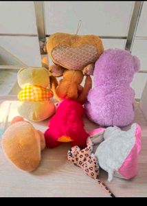 Assorted Plush Toys Set of 7