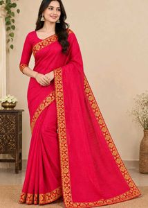 NEW RED SAREE