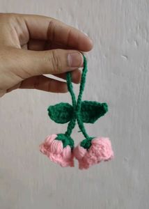 Handmade Cherry bag charms