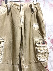 Urban Threads Beige Cargo Pants