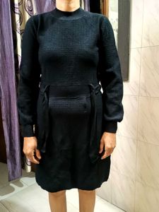 Elegant black Knit Dress
