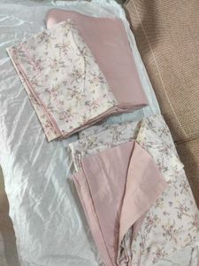 Floral Print Cotton Bed Sheet Set