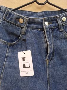 LUGO High Waist Denim Joggers